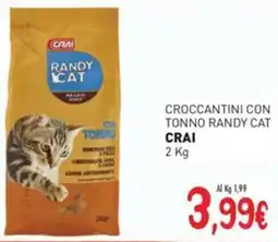 Crai Croccantini con tonno randy cat CRAI offerta