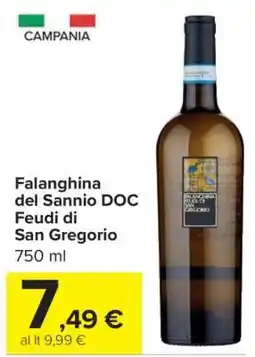 Carrefour Falanghina del Sannio DOC Feudi di San Gregorio offerta