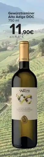 Carrefour Gewürztraminer Alto Adige DOC offerta