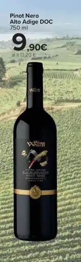 Carrefour Pinot Nero Alto Adige DOC offerta