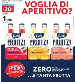 Carrefour Santal Fruitz! offerta