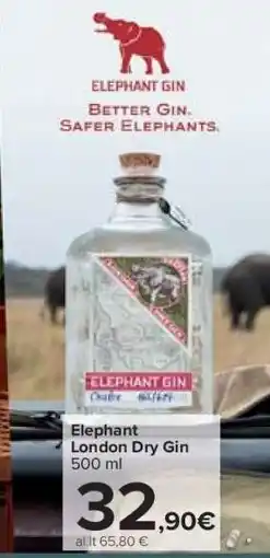 Carrefour Elephant London Dry Gin offerta
