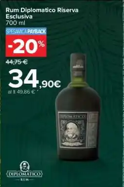 Carrefour Rum Diplomatico Riserva Esclusiva offerta