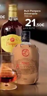 Carrefour RUM PAMPERO ANIVERSARIO offerta
