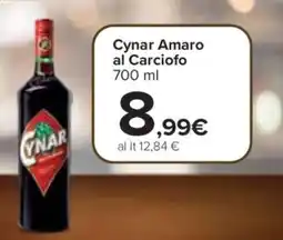 Carrefour Cynar Amaro al Carciofo offerta