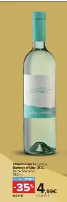 Carrefour Chardonnay Langhe o Barbera d'Alba DOC Terre Sovrane offerta