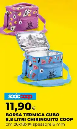 Ipercoop Borsa termica cubo chiringuito COOP offerta