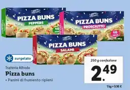 Lidl Pizza buns offerta