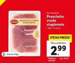 Lidl Prosciutto Crudo Stagionato offerta