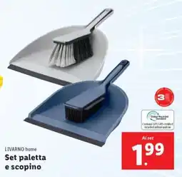 Lidl LIVARNO home Set paletta e scopino offerta