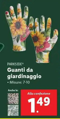 Lidl Guanti da giardinaggio offerta