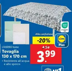 Lidl LIVARNO home Tovaglia offerta