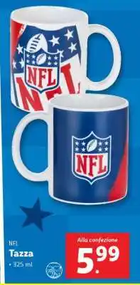 Lidl NFL Tazza offerta
