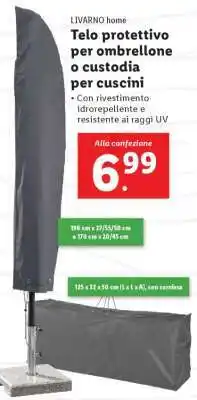 Lidl LIVARNO home Telo protettivo per ombrellone o custodia per cuscini offerta