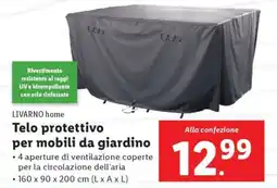 Lidl LIVARNO home Telo protettivo per mobili da giardino offerta