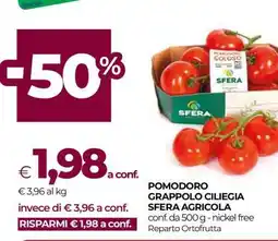 Coop POMODORO GRAPPOLO CILIEGIA SFERA AGRICOLA offerta