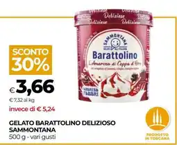 Coop GELATO BARATTOLINO DELIZIOSO SAMMONTANA offerta
