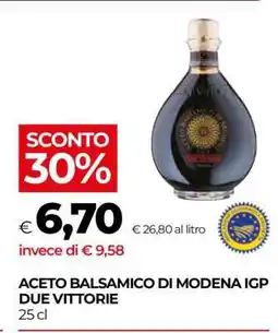Coop Aceto Balsamico di Modena IGP Due Vittorie offerta