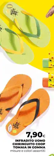 Ipercoop Infradito uomo chiringuito coop tomaia in gomma offerta