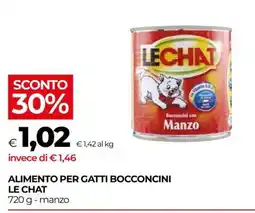 Coop ALIMENTO PER GATTI BOCCONCINI LE CHAT offerta