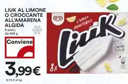 Coop LIUK AL LIMONE O CROCCANTE ALL'AMARENA ALGIDA offerta
