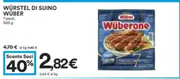 Coop WÜRSTEL DI SUINO WÜBER offerta