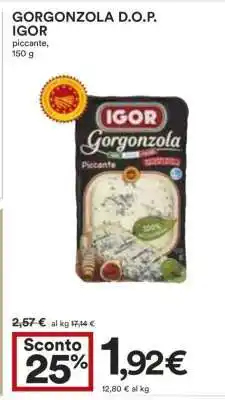 Coop Gorgonzola D.O.P. Igor offerta