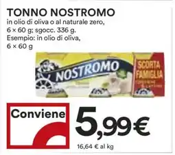 Coop Tonno Nostromo offerta