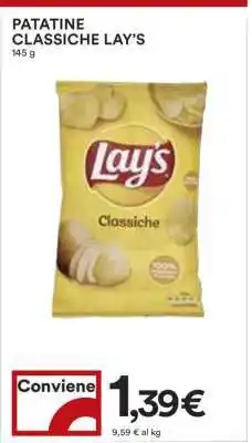 Coop PATATINE CLASSICHE LAY’S offerta