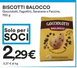 Coop Biscotti Balocco offerta