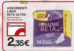 Coop Assorbenti Lines Seta Ultra offerta