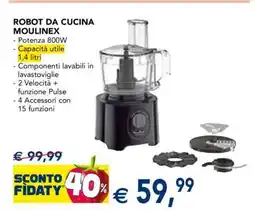 Esselunga ROBOT DA CUCINA MOULINEX offerta