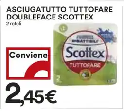 Coop ASCIUGATUTTO TUTTOFARE DOUBLEFACE SCOTTEX offerta