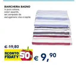 Esselunga BIANCHERIA BAGNO offerta