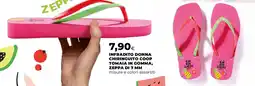 Ipercoop Infradito donna chiringuito coop tomaia in gomma, zeppa di 7 MM offerta