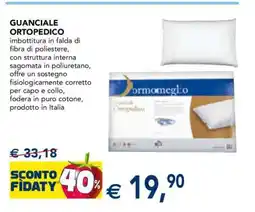 Esselunga GUANCIALE ORTOPEDICO offerta