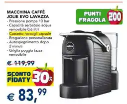 Esselunga Macchina Caffè Jolie Evo Lavazza offerta