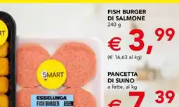 Esselunga FISH BURGER DI SALMONE offerta