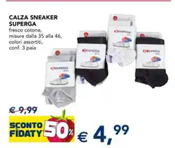 Esselunga CALZA SNEAKER SUPERGA offerta