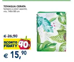 Esselunga TOVAGLIA CERATA offerta