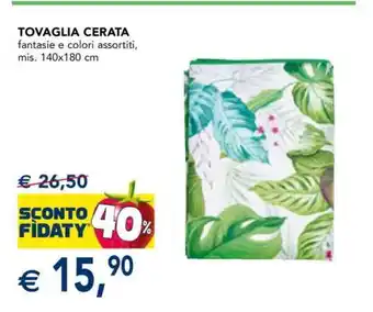 Esselunga TOVAGLIA CERATA offerta