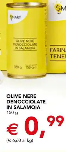 Esselunga OLIVE NERE DENOCCIOLATE IN SALAMOIA offerta