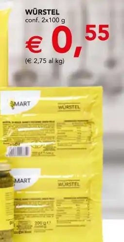 Esselunga WÜRSTEL offerta