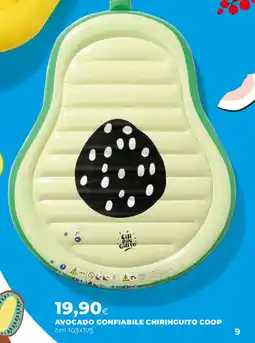Ipercoop Avocado gonfiabile CHIRINGUITO COOP offerta