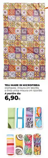Ipercoop Teli mare in microfibra offerta