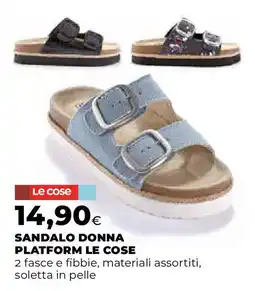 Ipercoop Sandalo donna platform LE COSE offerta