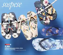Ipercoop Ciabatta infradito donna, uomo, ragazzo e bambino offerta