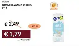 Prezzemolo e Vitale Orasi bevanda di riso offerta