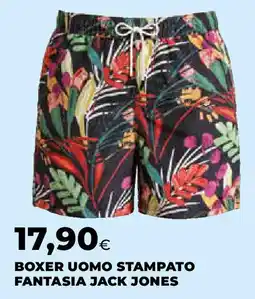 Ipercoop Boxer uomo stampato fantasia jack jones offerta