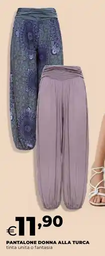 Ipercoop Pantalone donna alla turca offerta
